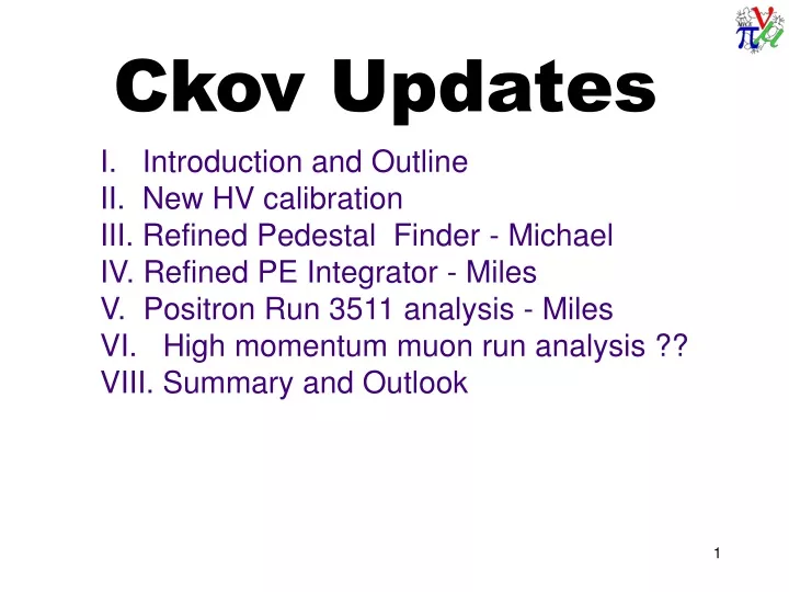 ckov updates