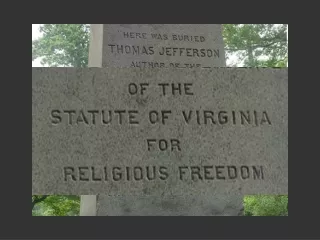 The Virginia Act For Establishing Religious Freedom Thomas Jefferson, 1786 I