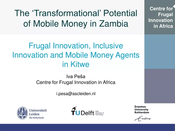 centre for frugal innovation in africa