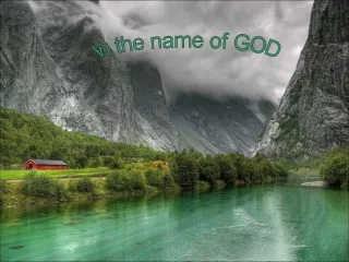 In the name of GOD