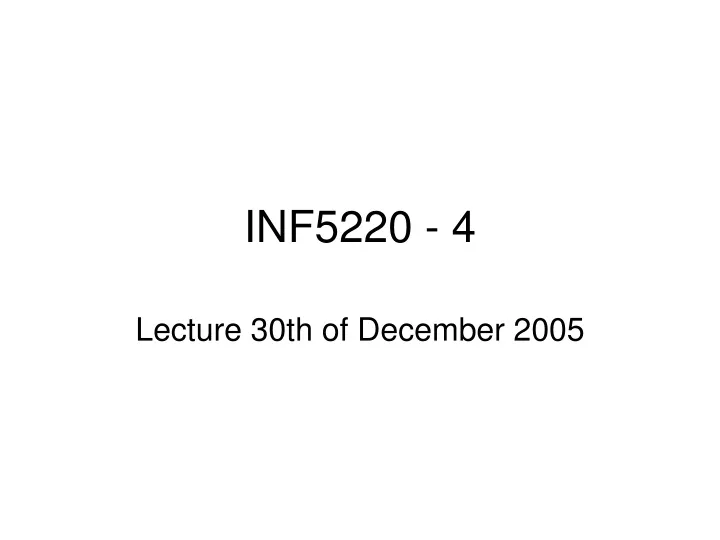 inf5220 4