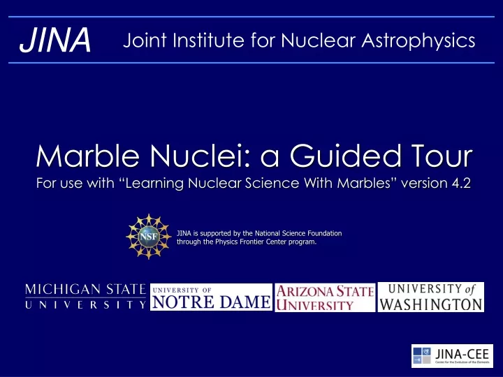 joint institute for nuclear astrophysics