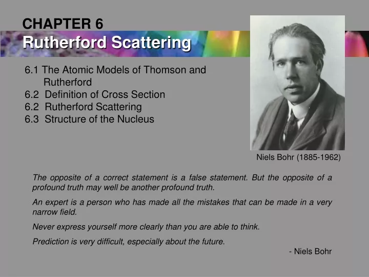 chapter 6 rutherford scattering