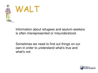 Information about refugees and asylum-seekers is often misrepresented or misunderstood.