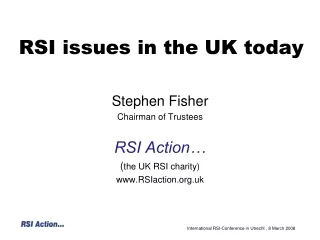 RSI issues in the UK today