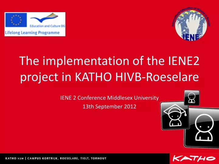the implementation of the iene2 project in katho hivb roeselare
