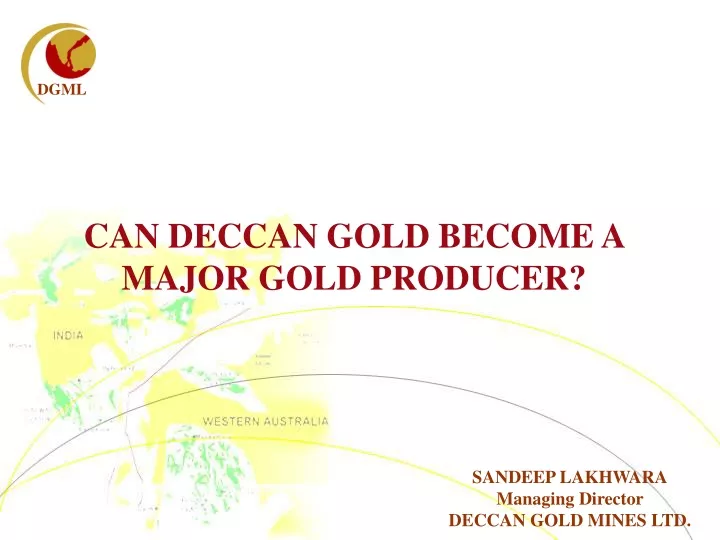 can deccan gold become a major gold producer