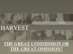 Harvest or Omission? The Great Commission Unveiled - slide 1
