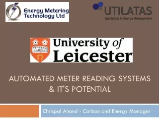 Automated meter Reading systems &amp; it's potential
