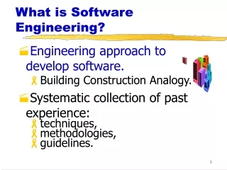 What is Software Engineering?