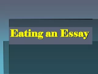 Eating an Essay