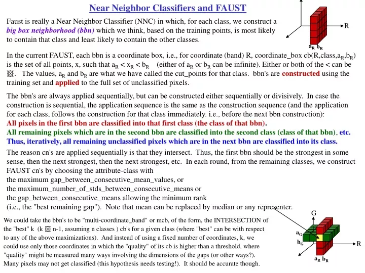 near neighbor classifiers and faust faust