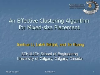 An Effective Clustering Algorithm for Mixed-size Placement