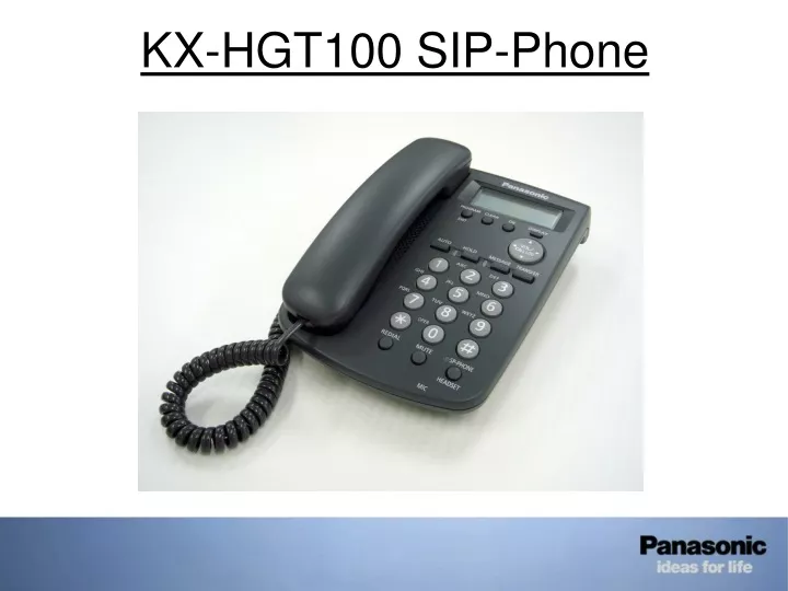 kx hgt100 sip phone
