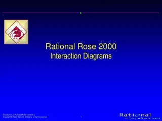 Rational Rose 2000 Interaction Diagrams