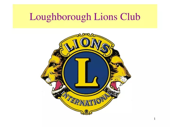loughborough lions club