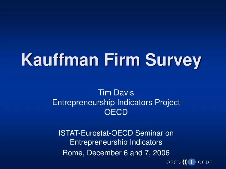 kauffman firm survey