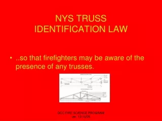 NYS TRUSS  IDENTIFICATION LAW