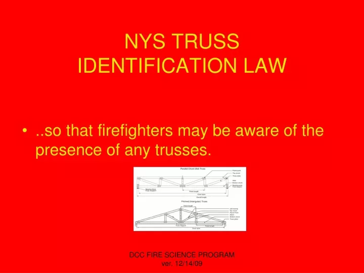 nys truss identification law