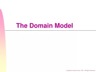 The Domain Model