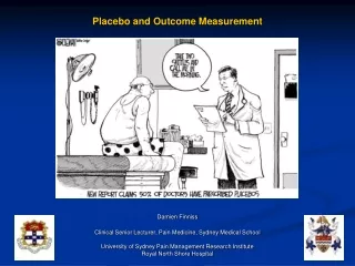 Placebo and Outcome Measurement