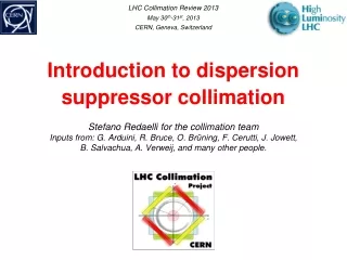 Introduction to dispersion suppressor collimation