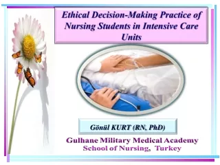 Ethical Decision-Making Practice of Nursing Students in Intensive Care Units