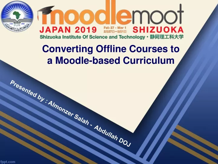 converting offline courses to a moodle based curriculum