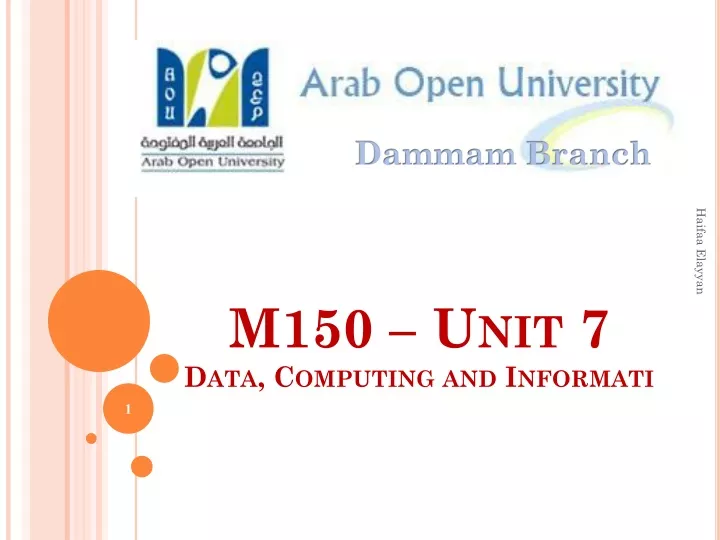 m150 unit 7 data computing and informati