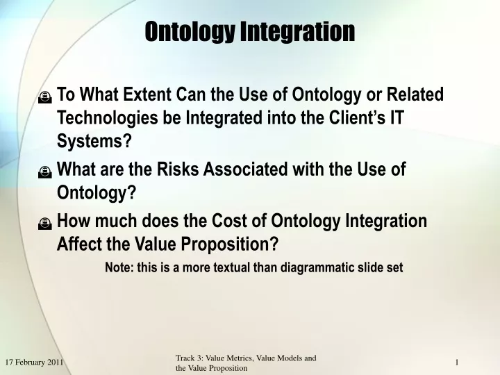 ontology integration