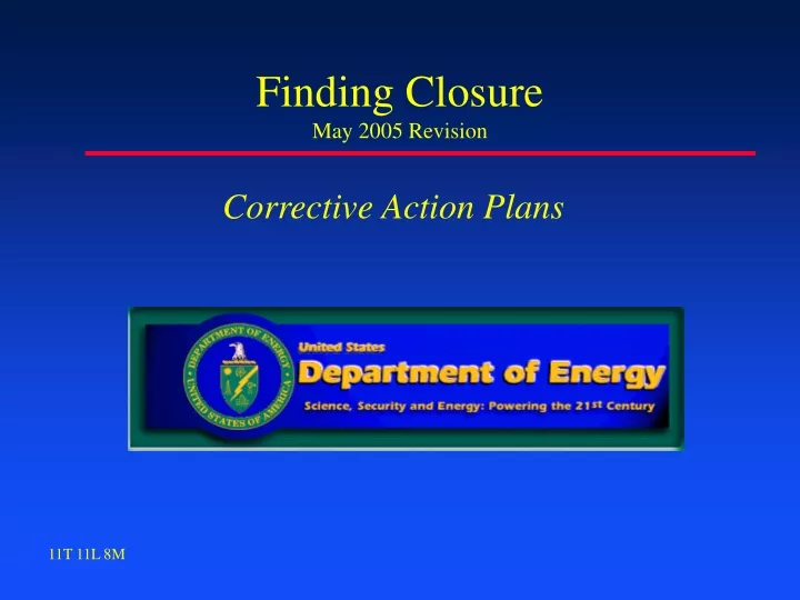 finding closure may 2005 revision