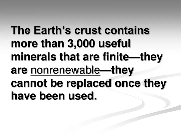 the earth s crust contains more than 3 000 useful