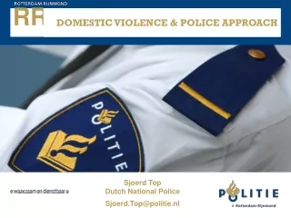 DOMESTIC VIOLENCE &amp; POLICE APPROACH