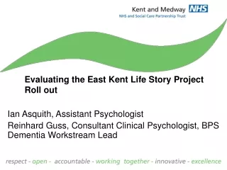 Evaluating the East Kent Life Story Project Roll out