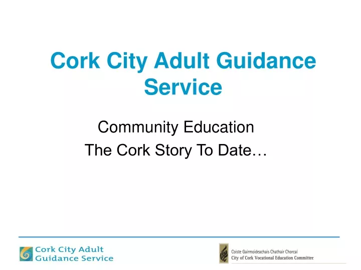 cork city adult guidance service