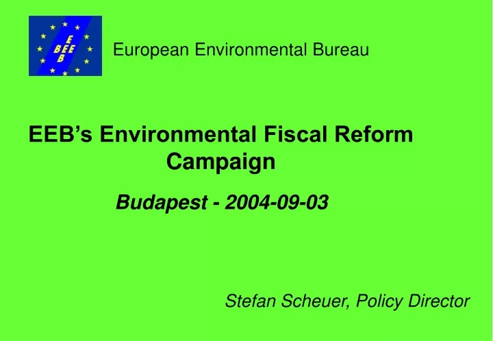 european environmental bureau