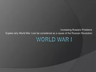 World war i