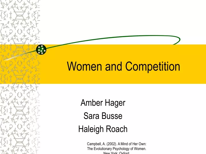 women and competition