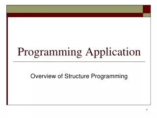 Programming Application