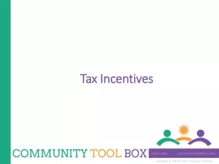 Tax Incentives