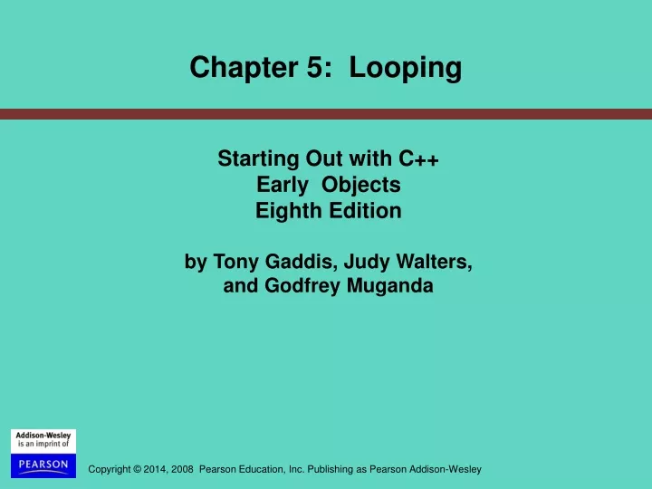 chapter 5 looping