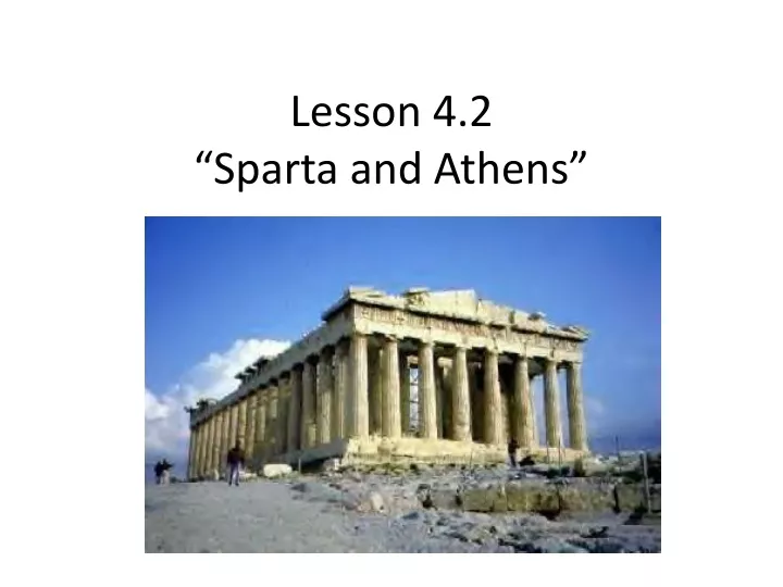 lesson 4 2 sparta and athens