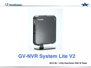 GV-NVR System Lite V2