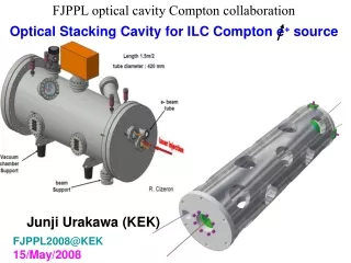 FJPPL optical cavity Compton collaboration Optical Stacking Cavity for ILC Compton e +  source