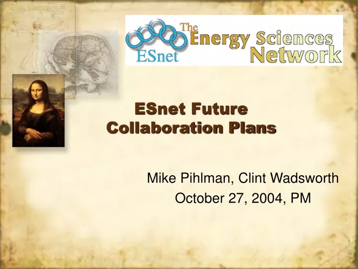 esnet future collaboration plans