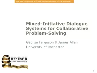 Mixed-Initiative Dialogue Systems for Collaborative Problem-Solving