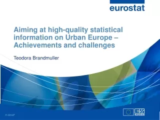Aiming at high-quality statistical information on Urban Europe – Achievements and challenges