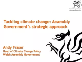 Tackling climate change: Assembly Government’s strategic approach
