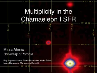 Multiplicity in the  Chamaeleon I SFR