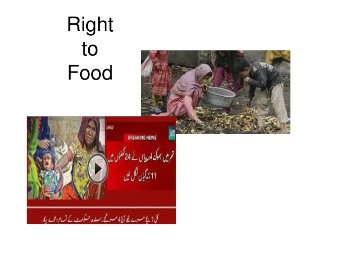 right to food